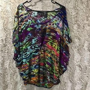 Mystique Aura XL Multi-Colored Blouse
